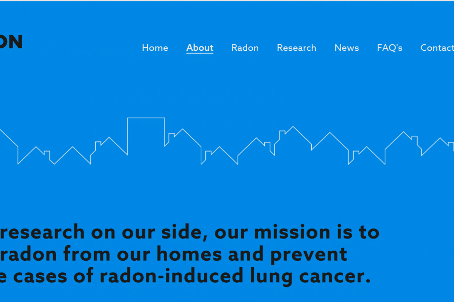 Radonova, radonprover, kampanj Evict Radon, Kanada, lungcancer