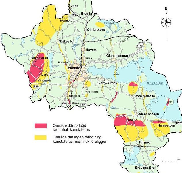 Radonkartor visar inte radonhalten i en enskild byggnad